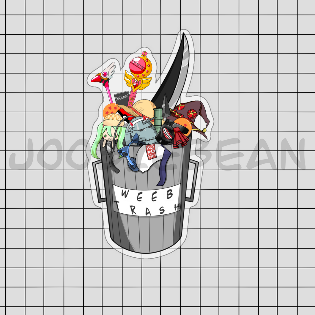 Weeb Trash Charm